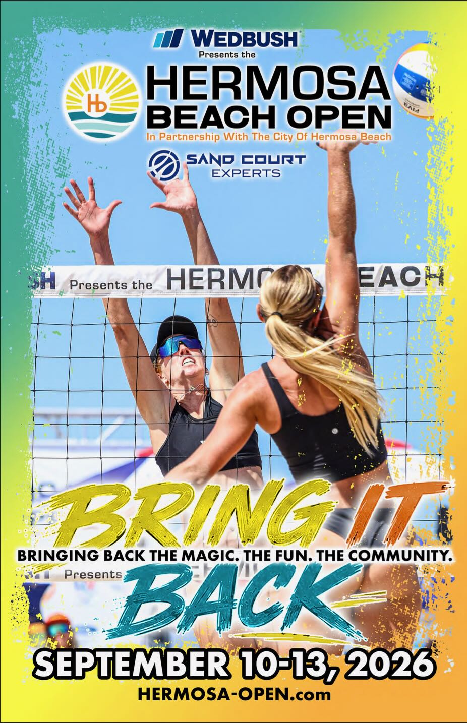 ONE MONTH OUT: Elite Field Continues to Grow for the 2026 Wedbush Hermosa Beach Volleyball Open